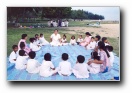Juniors enjoying EHV classes at East Coast Beach - Click to enlarge