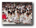 Christmas Choir in Parthi....10 points for spotting Brother Justin - Click to enlarge