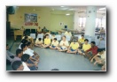 Residents doing meditation - Click to enlarge